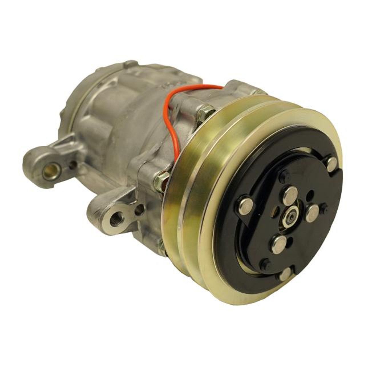Sanden SD-7B10 Compressor – Double V-Groove Pulley, Standard Finish