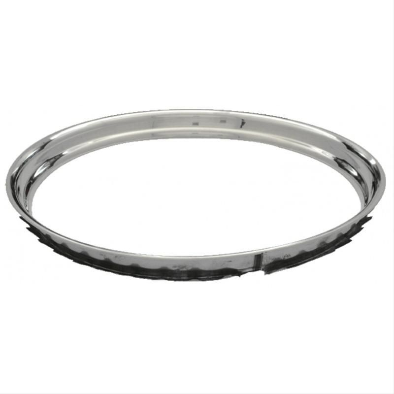 Wheel Trim Rings – Stainless Steel - Polished - Smooth or Ribbed - 14", 15", 16"