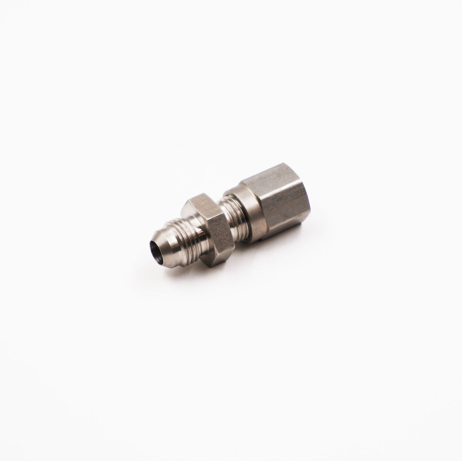 Stainless 3/8&quot; Tube to -6AN Compression Lock Fitting