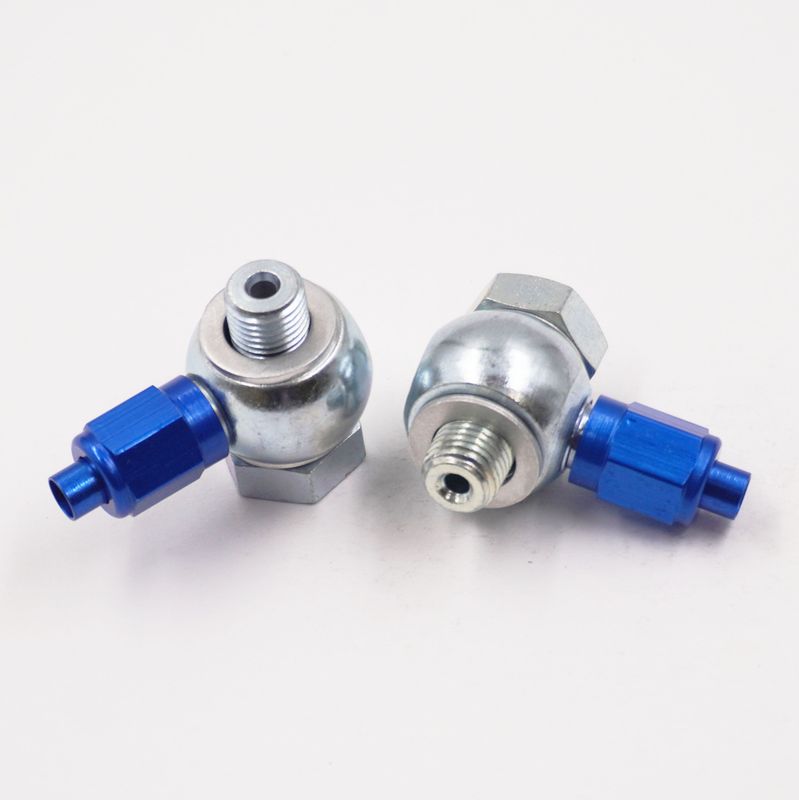 Master Cylinder Banjo Kit – 3/8-24 &amp; 7/16-24 to -3 AN (Steel, With Aluminum Tube Nuts &amp; Sleeves)