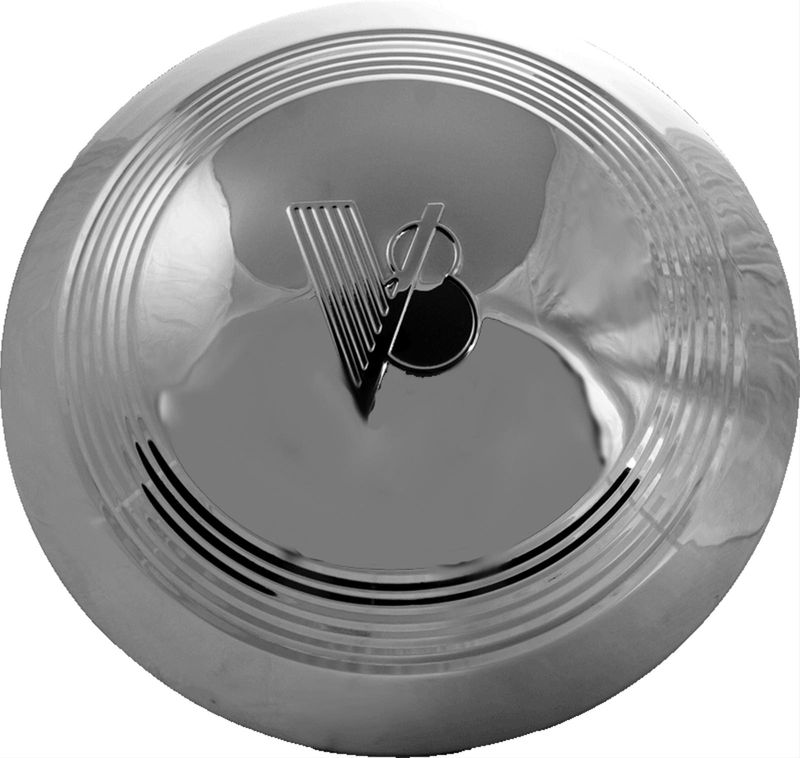 1940–1941 Ford Stainless Steel “V8” Hubcap