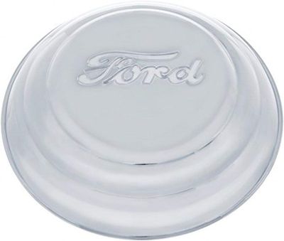 1941 Ford Stainless Steel “Ford” Script Hubcap