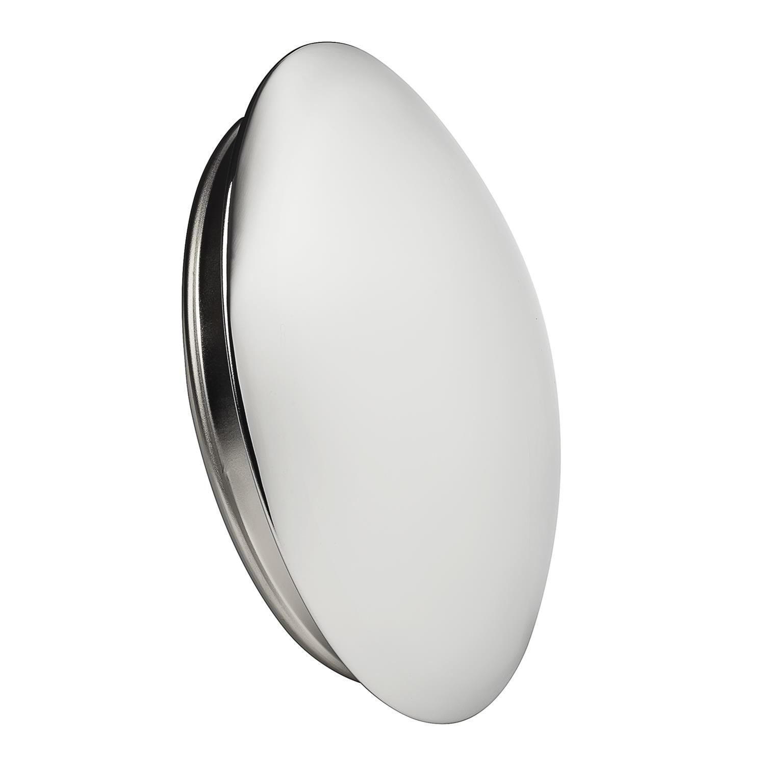 Smoothie-Style Steel Center Cap – Chrome, 7.625&quot; Snap-In (Fits 14&quot;–15&quot; Wheels)