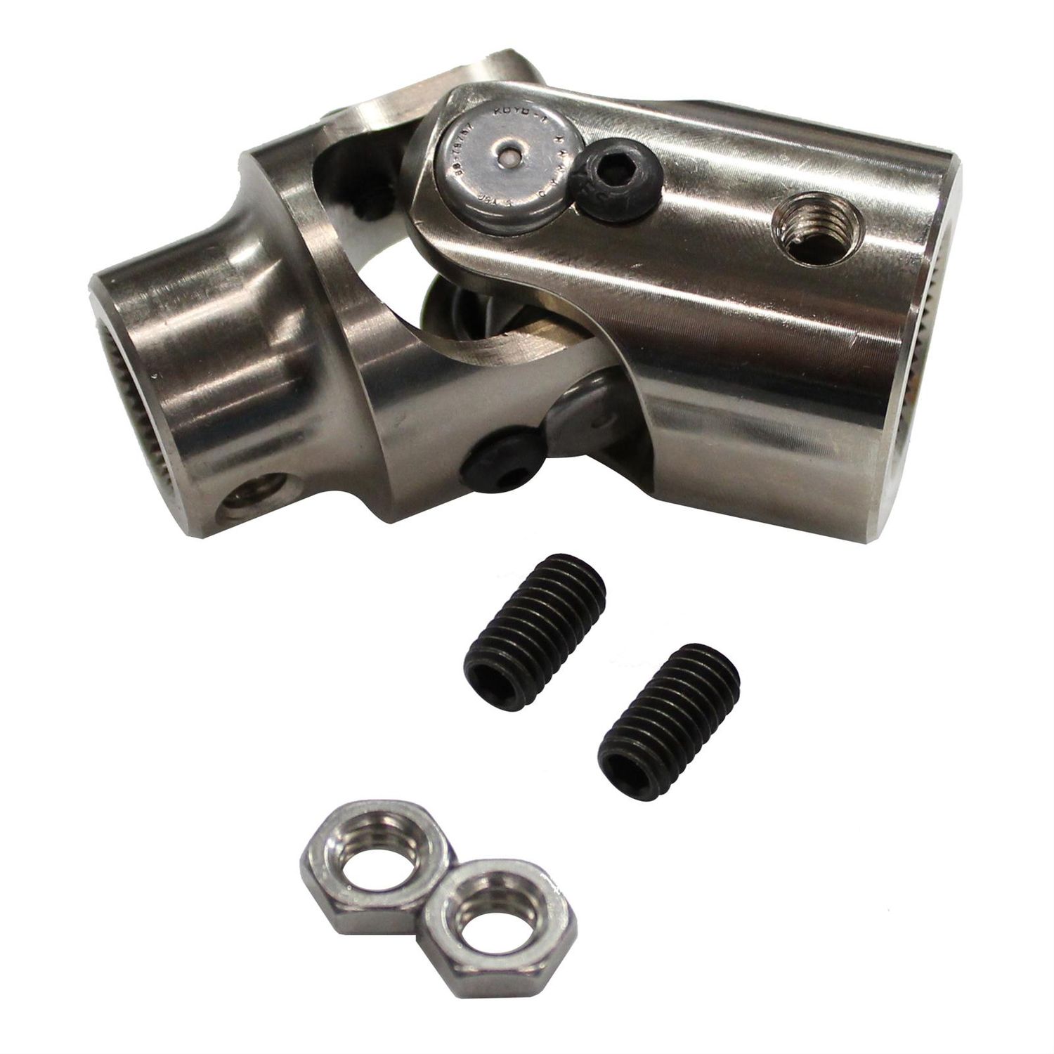 Flaming River Billet-Joint Steering Universal Joint – 1&quot; x 48 Spline to 3/4&quot; x 36 Spline