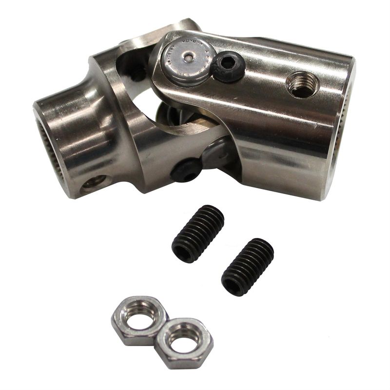 Flaming River Billet-Joint Steering Universal Joint – 1" x 48 Spline to 3/4" x 36 Spline