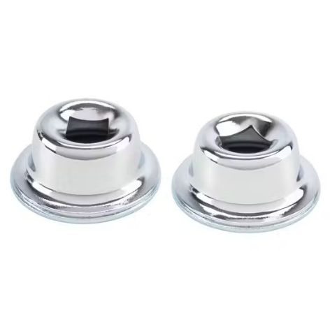 Chrome Headlight Mounting Cups – Dietz Style (Pair)