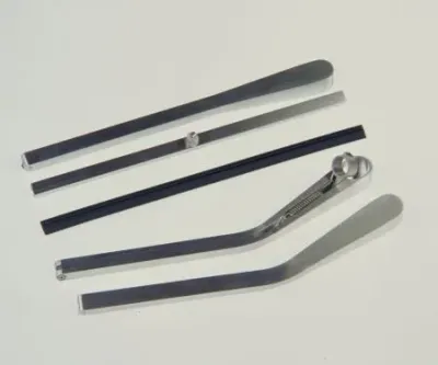 Aluminum Wiper Arm and Blade – Bent Right, 10&quot;