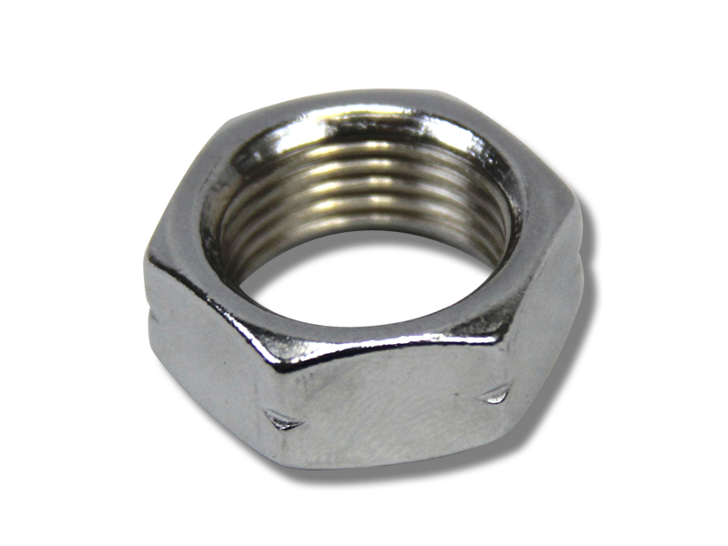 Jam Nut – 11/16-18 Left-Hand Thread (Plain or Chrome)
