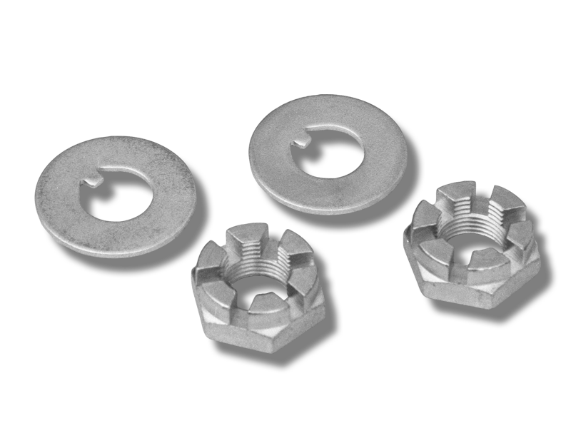 Spindle Nuts and Washers – 1928–1948 Ford &amp; Super Bell Spindles (Pair)