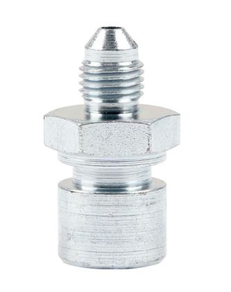 Brake Line Adapter Fittings – -3 AN to 3/16" Inverted Flare, Bulkhead Style