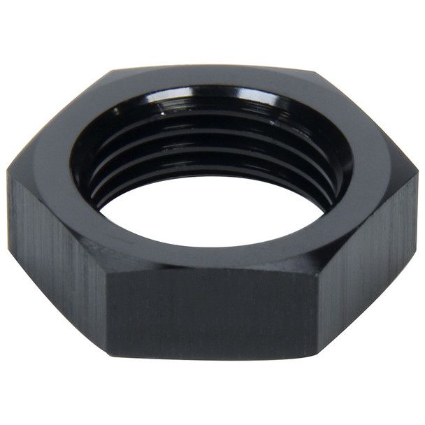 Bulkhead Fitting Nut – 8 AN, Black Anodized Aluminum