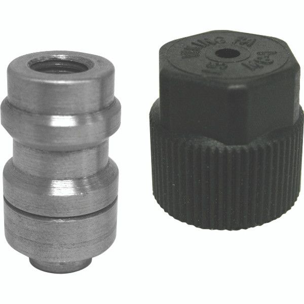 Weld-In Steel A/C Service Port Fitting – Low Side, #10 Line