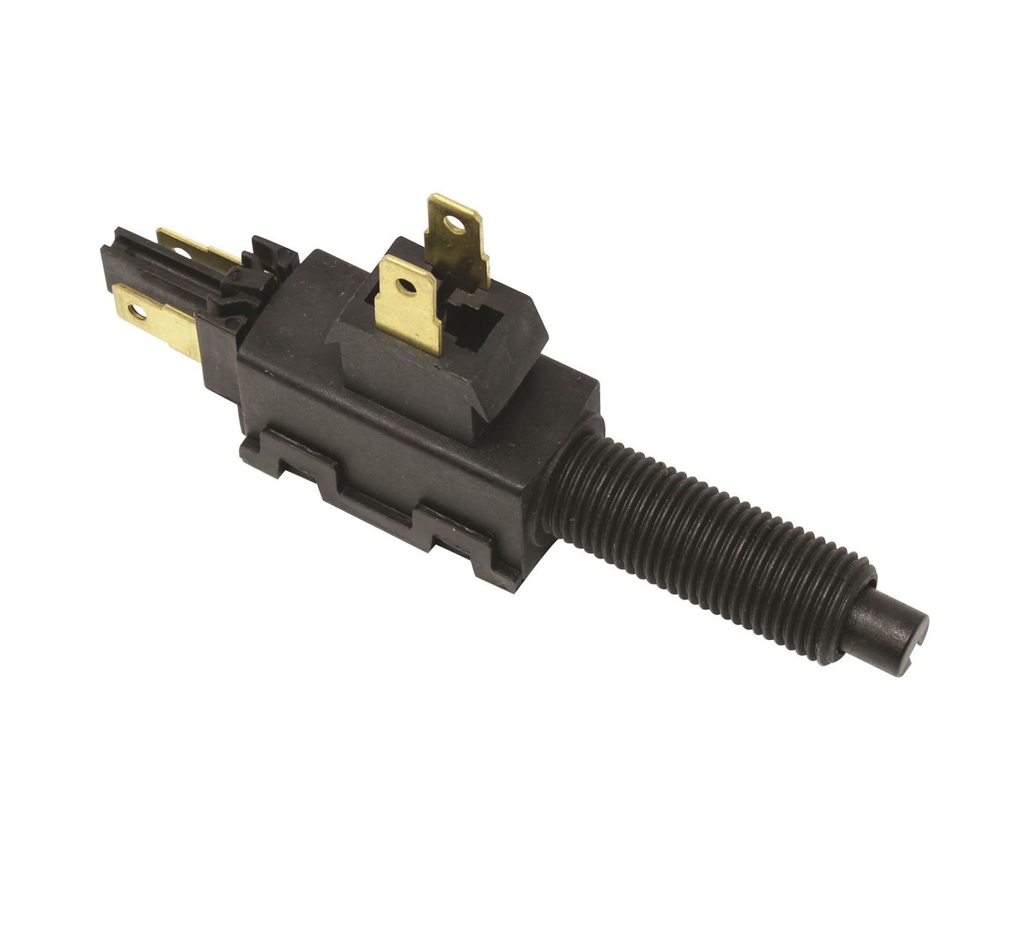 Brake Light Switch – Push Button, Single Pole, Black