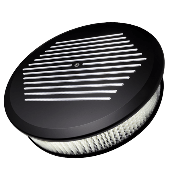 Air Cleaner – 14" Ball-Milled Satin Black