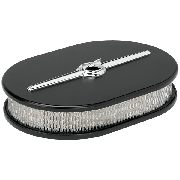 Air Cleaner – Streamline Oval, Small, Satin Black