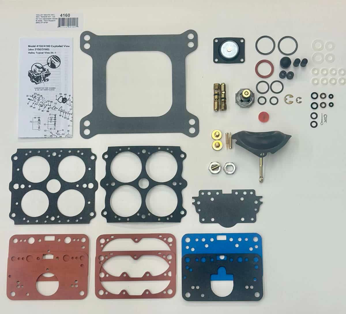 Carburetor Rebuild Kit – Holley 4160 Vacuum Secondary