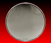 Fatties Round Mirror Head – 4 Inch – 10-24 Thread – Polished Aluminum