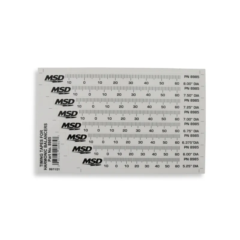 Timing Tape Set – Harmonic Balancer – 5.25 in. to 8.00 in.