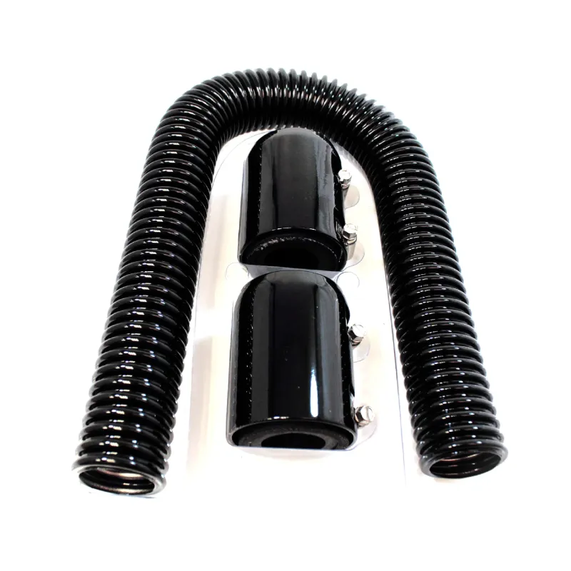 24 in Stainless Steel Radiator Hose Kit – Black