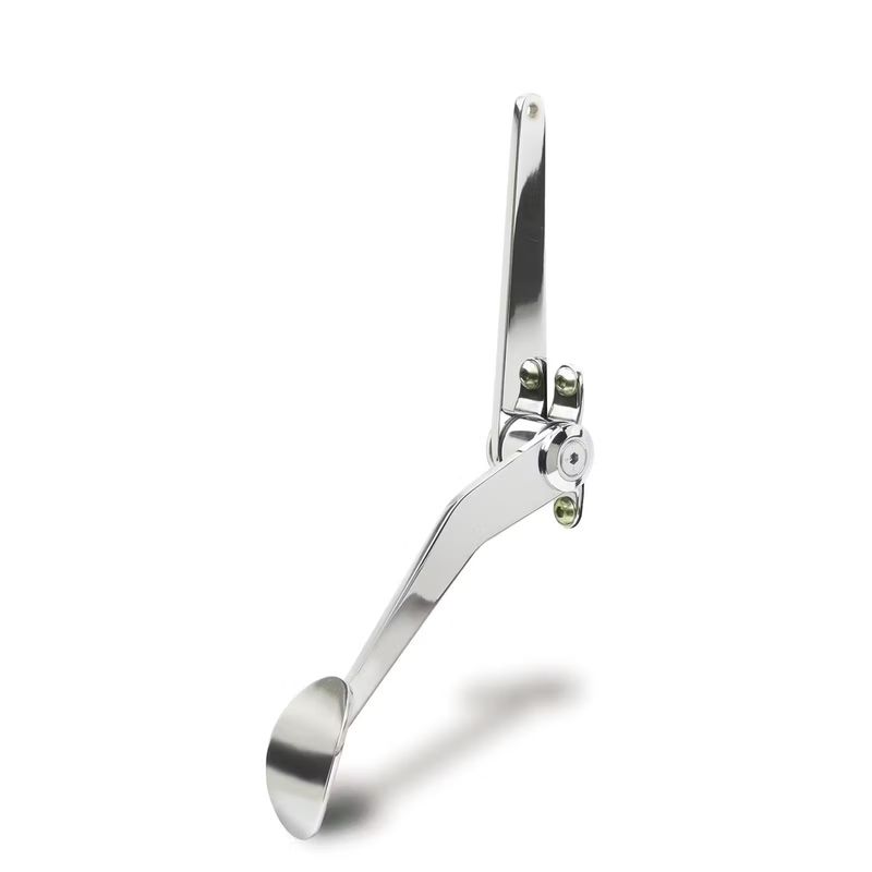 Spoon-style Gas Pedal Assembly – Steel, Chrome Finish