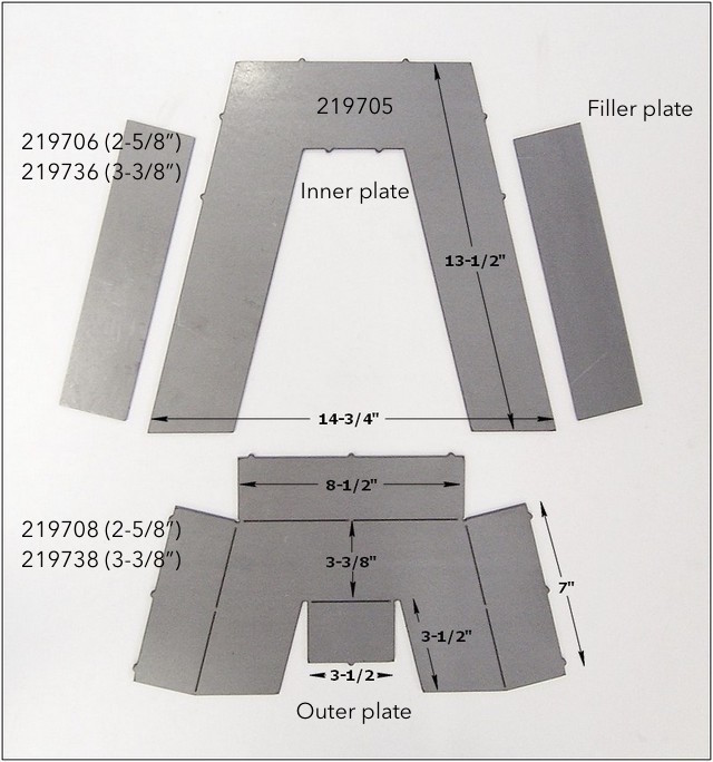 Step Notch Kit Pieces