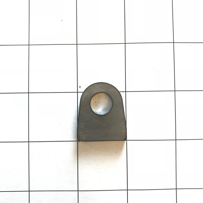 Tab; 1" wide with 7/16" hole