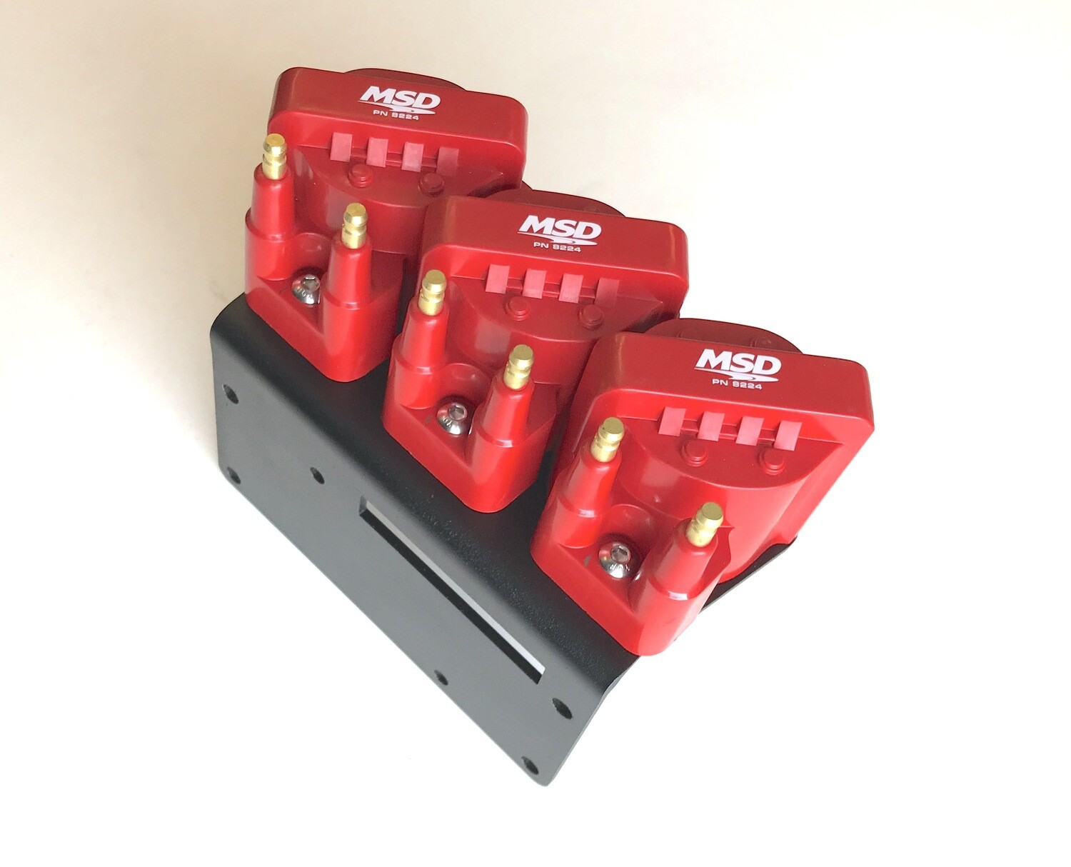 3 Coils, Bracket, Wiring Kit &amp; Hardware, Options: Kit with red MSD coils