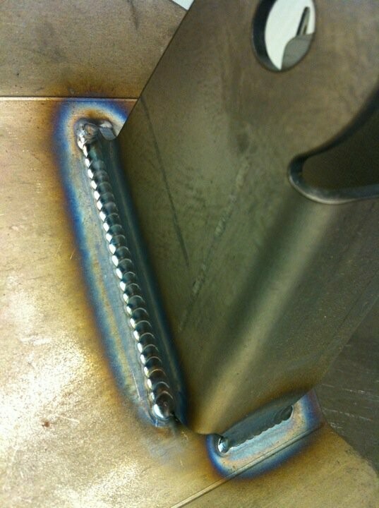 Welded frame bracket