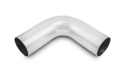 3.5" 90° Aluminum Mandrel Bend, 4.75" Radius, 2" Legs