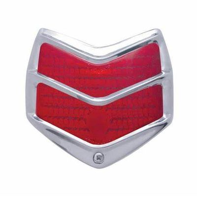 Incandescent Tail Light Assembly with Glass Lens for 1940 Ford Passenger Car