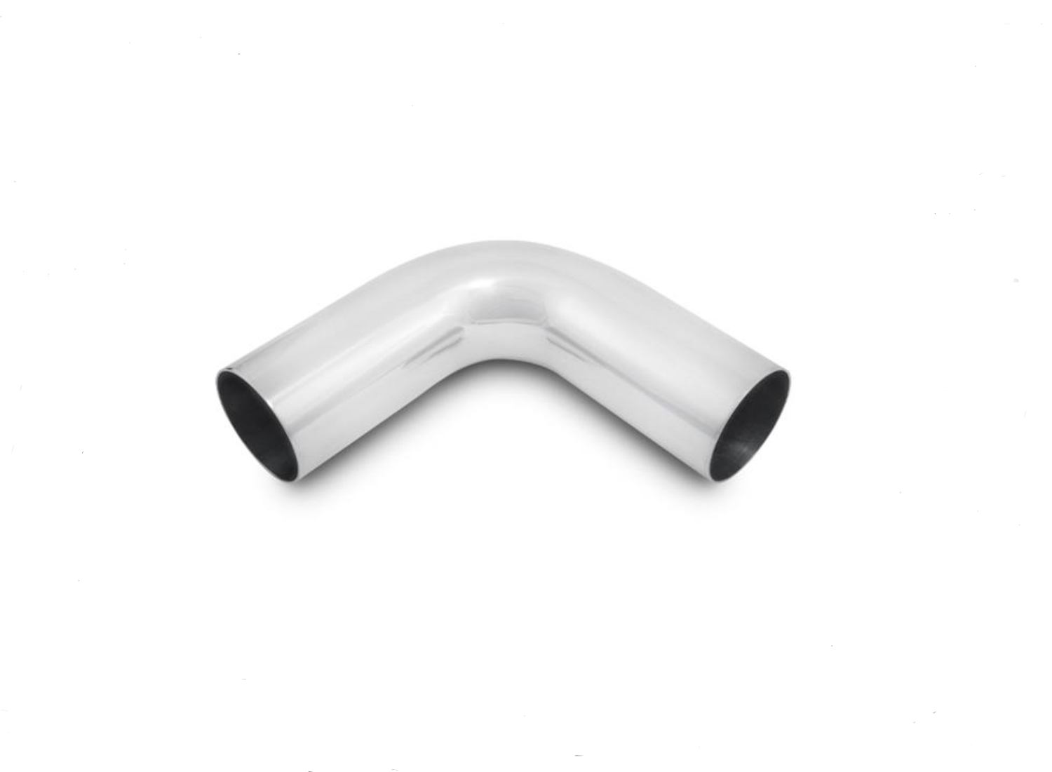 1.5" 90° Aluminum Mandrel Bend, 2.25" Radius, 4" Legs