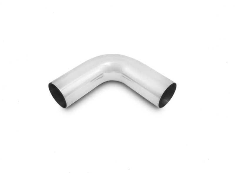 1.5" 90° Aluminum Mandrel Bend, 2.25" Radius, 4" Legs