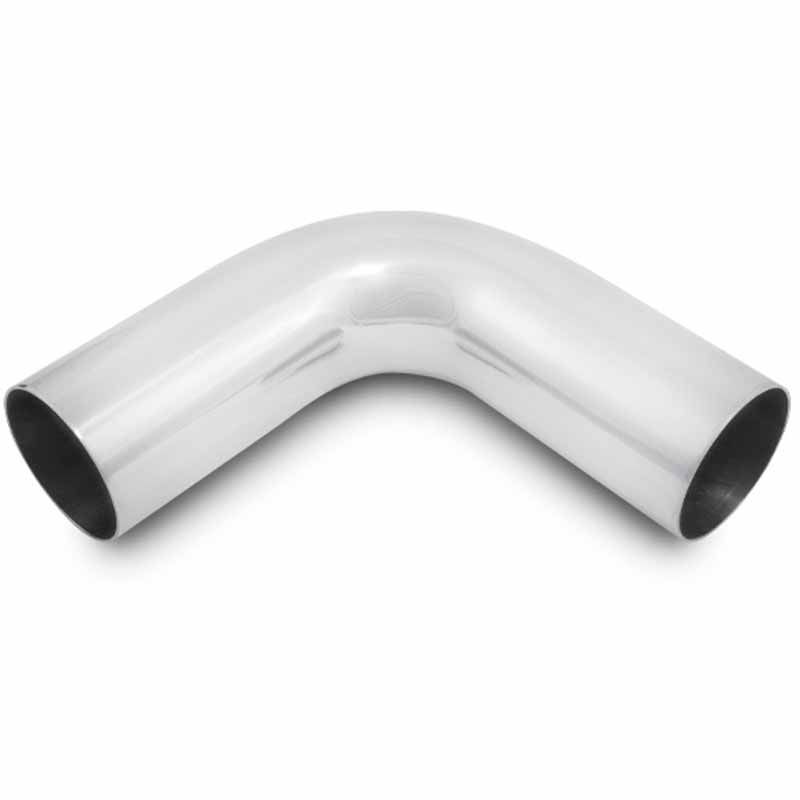 3" 90° Aluminum Mandrel Bend, 4.5" Radius, 2.5" Legs
