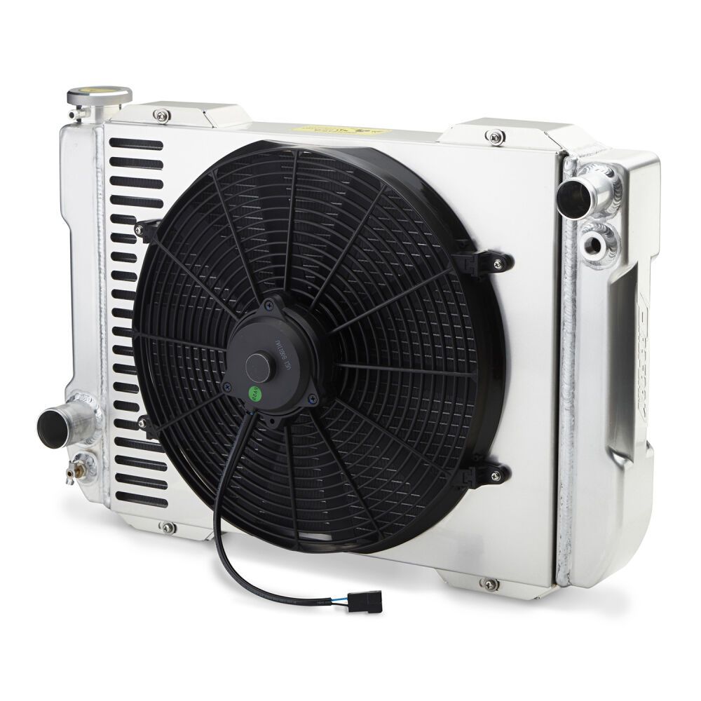 1-2-3 Radiator System – Universal Fit – Manual Transmission – Inlet Passenger Side / Outlet Driver Side – 21" Core