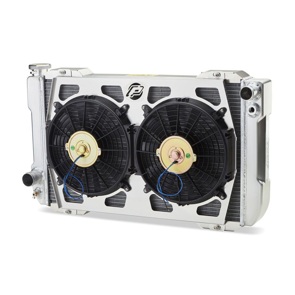 1-2-3 Radiator System – Universal Fit – Manual Transmission – Inlet Passenger Side / Outlet Driver Side – 26" Core