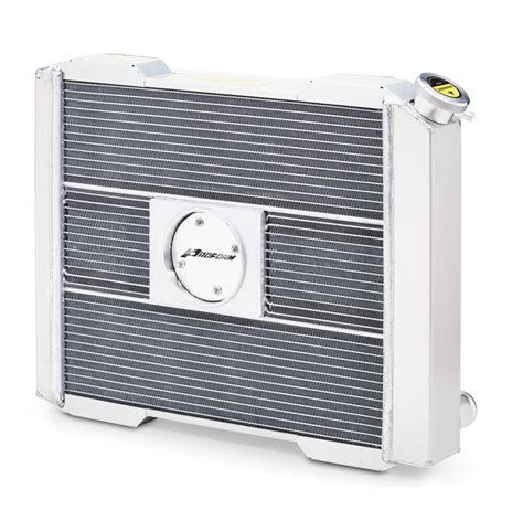 Slim-Fit Radiator System – Universal Ford Style – Manual Transmission – Inlet Passenger Side / Outlet Driver Side – 19" Core
