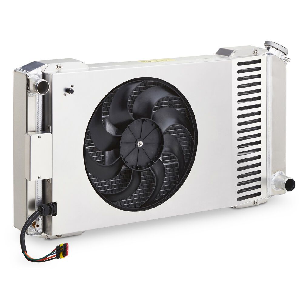 Slim‑Fit Radiator System – Direct‑Fit – Manual Transmission – 1968–77 A‑Body (Chevelle, El Camino, etc.)