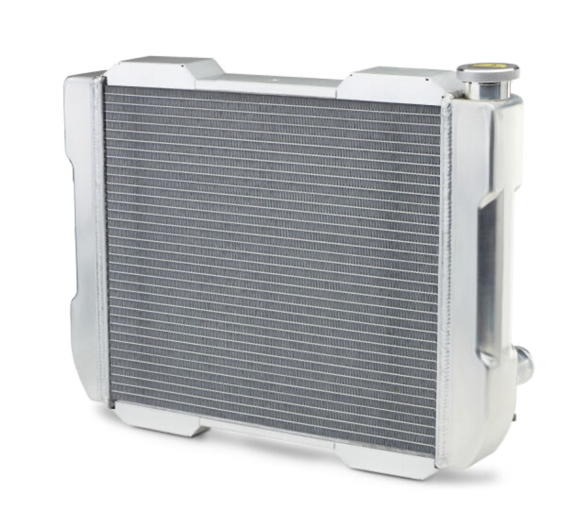 1-2-3 Radiator System – Universal Fit – Manual Transmission – Inlet Passenger Side / Outlet Driver Side – 17" Core