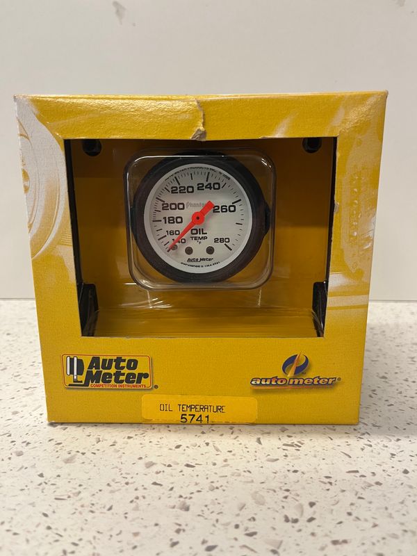 AutoMeter 5741 Phantom Series Mechanical Oil Temperature Gauge
