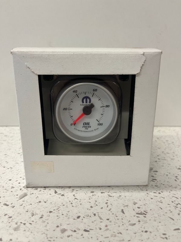 AutoMeter 880028 Mopar Series Mechanical Oil Pressure Gauge