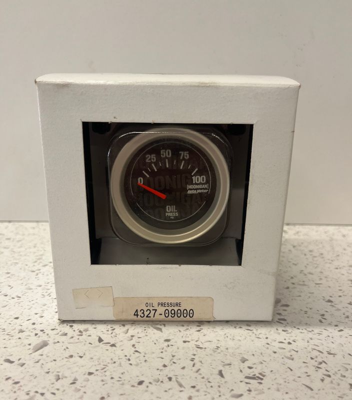 AutoMeter 4327-09000 Hoonigan Ultra-Lite Series Electric Oil Pressure Gauge