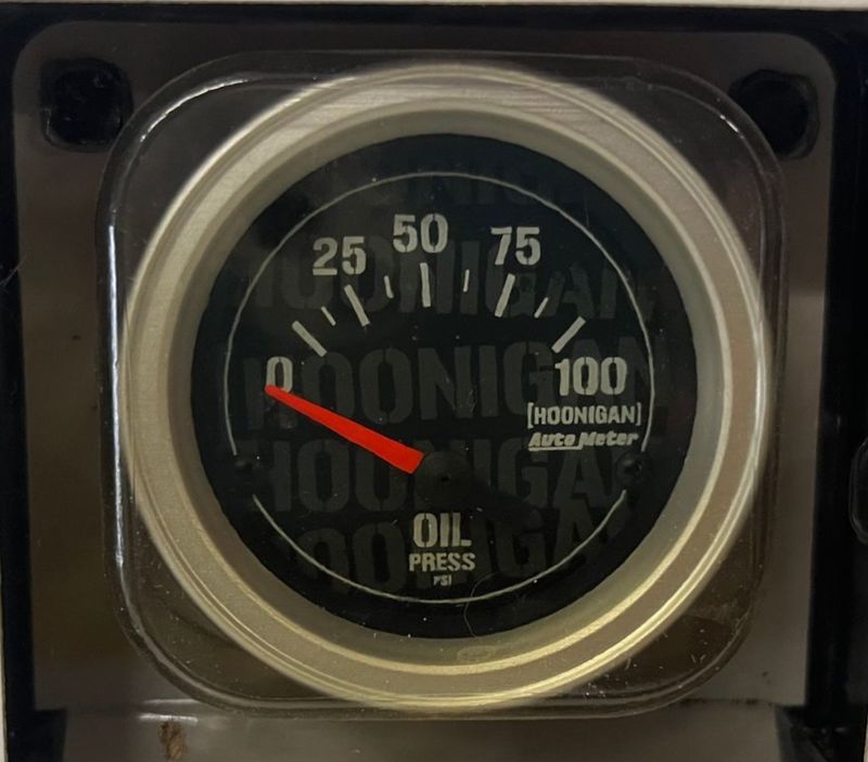 AutoMeter 4327-09000 Hoonigan Ultra-Lite Series Electric Oil Pressure Gauge