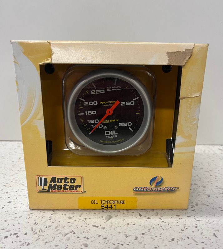 AutoMeter 5441 Pro-Comp Liquid-Filled Mechanical Oil Temperature Gauge