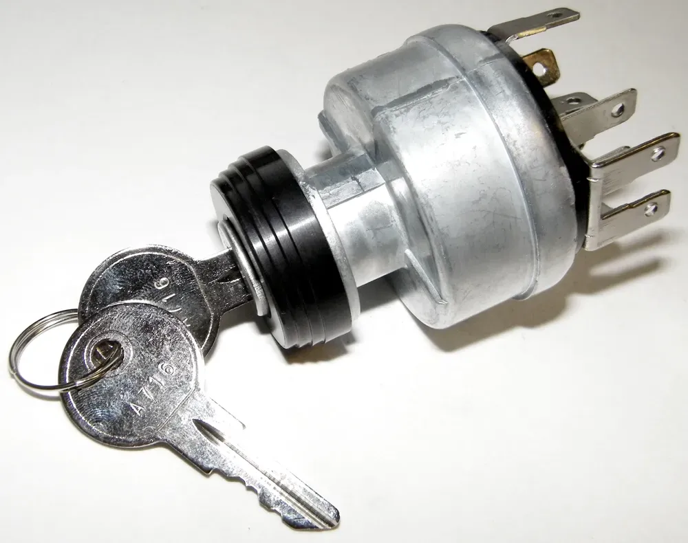 Keyed Ignition Switch – Black Bezel