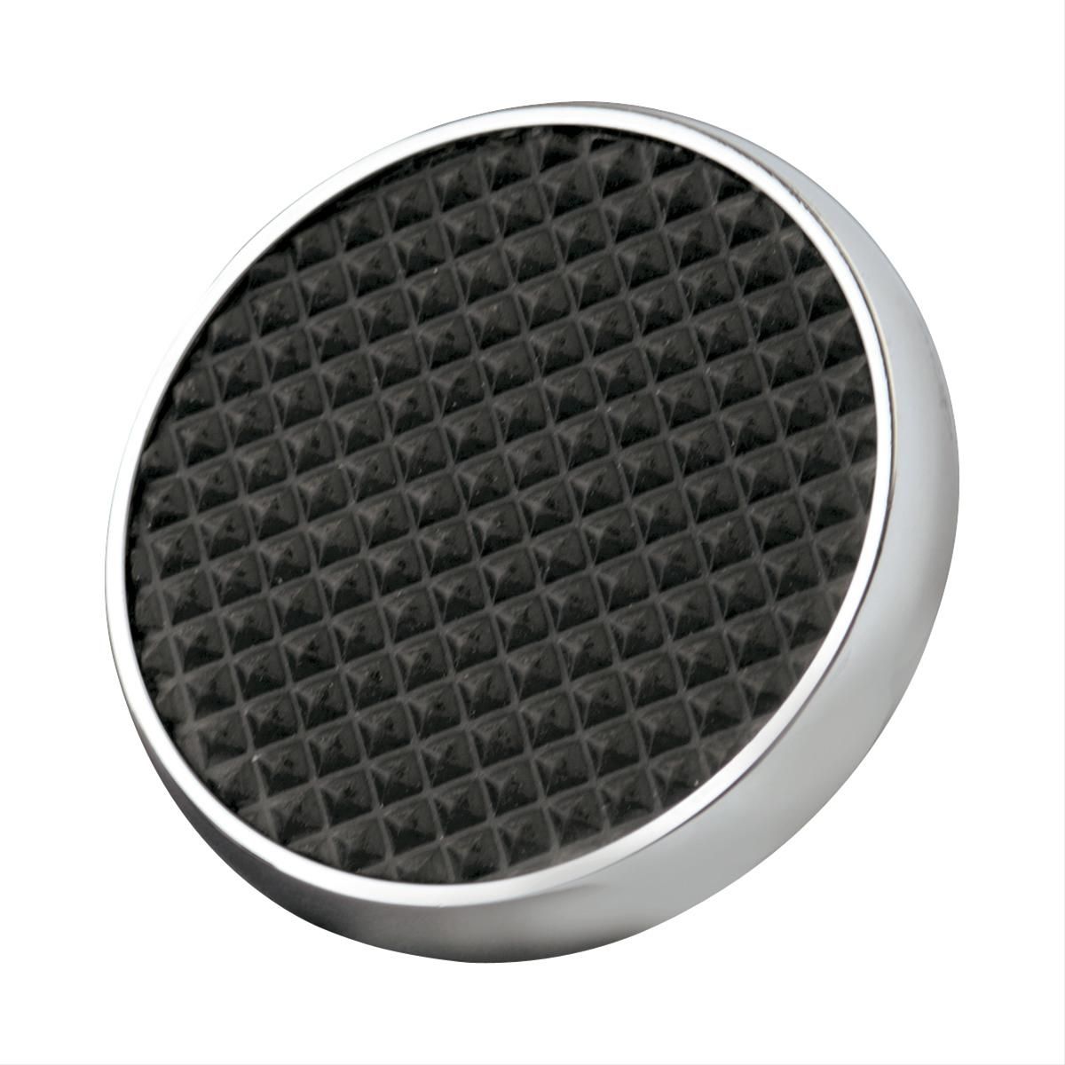 Round Chromed Steel Brake Pedal Pad