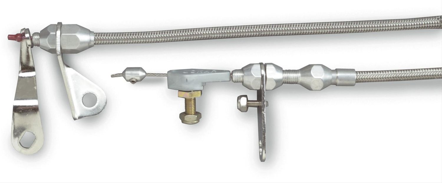 Hi-Tech Kickdown Cable – C4, Stainless Finish