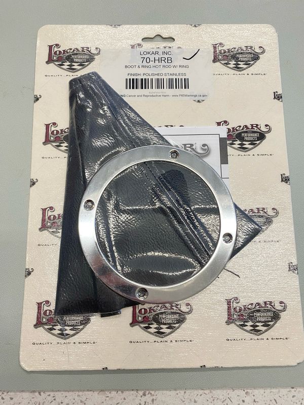 Hot Rod Shifter Boot with Ring – Polished Stainless