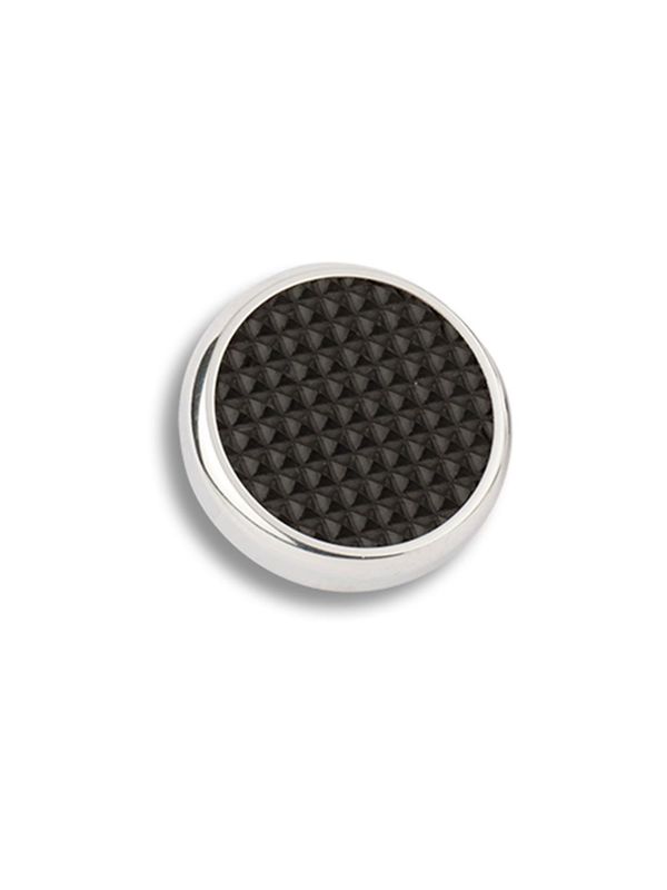 Goolsby Edition Round Brake/Clutch Pedal Pad – Black Finish