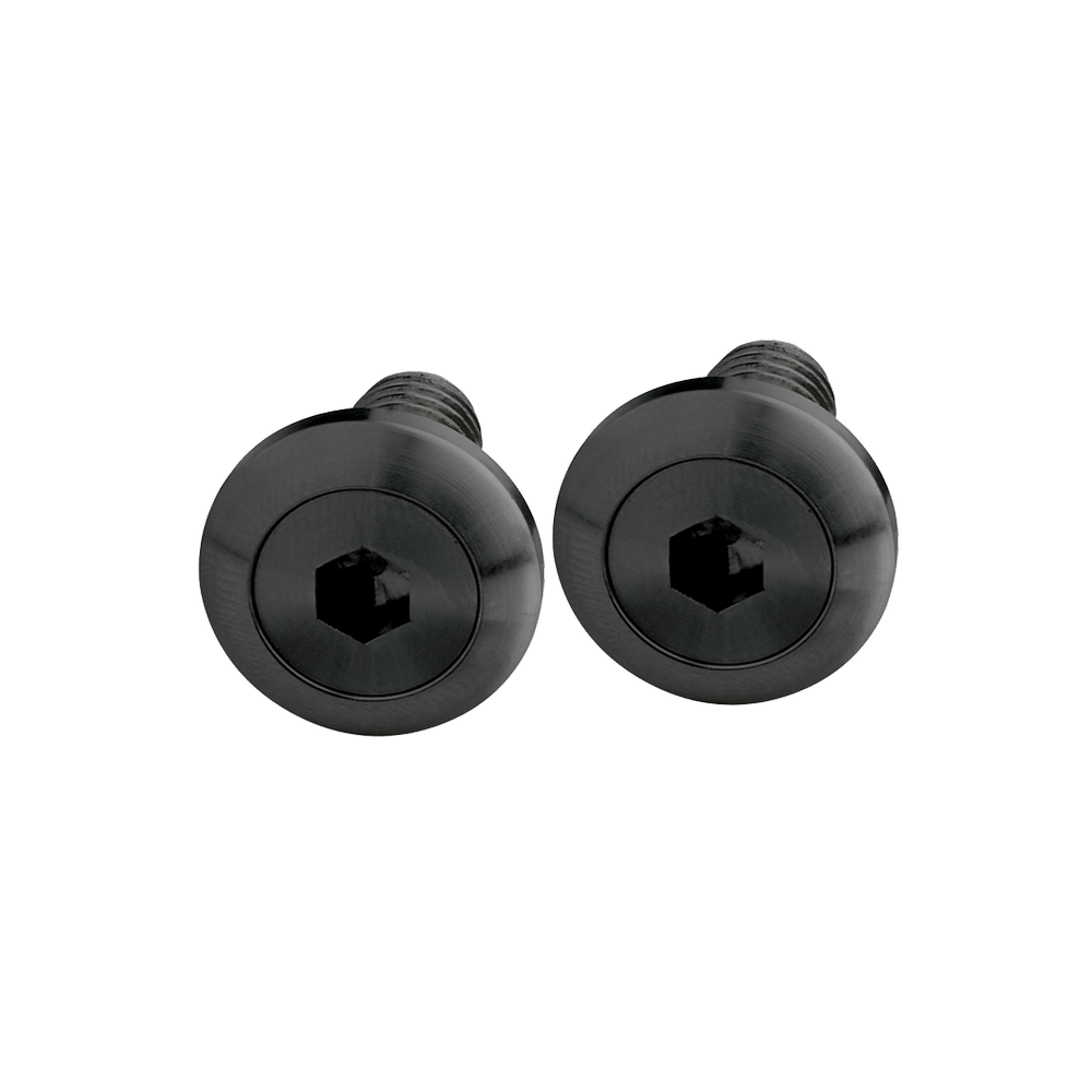 Black Pro-Bolts – 3/8-16 x 1″ with 7/8″ Washers (Pair)
