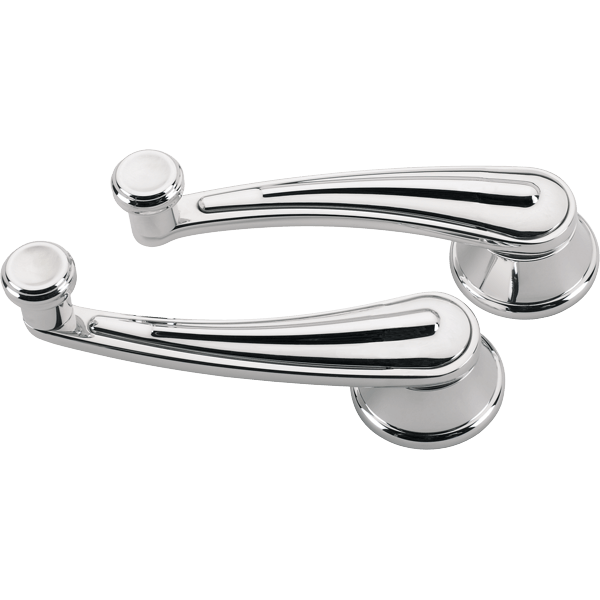 Window Cranks – Rail Style for GM/Ford (1949 &amp; Up), Polished